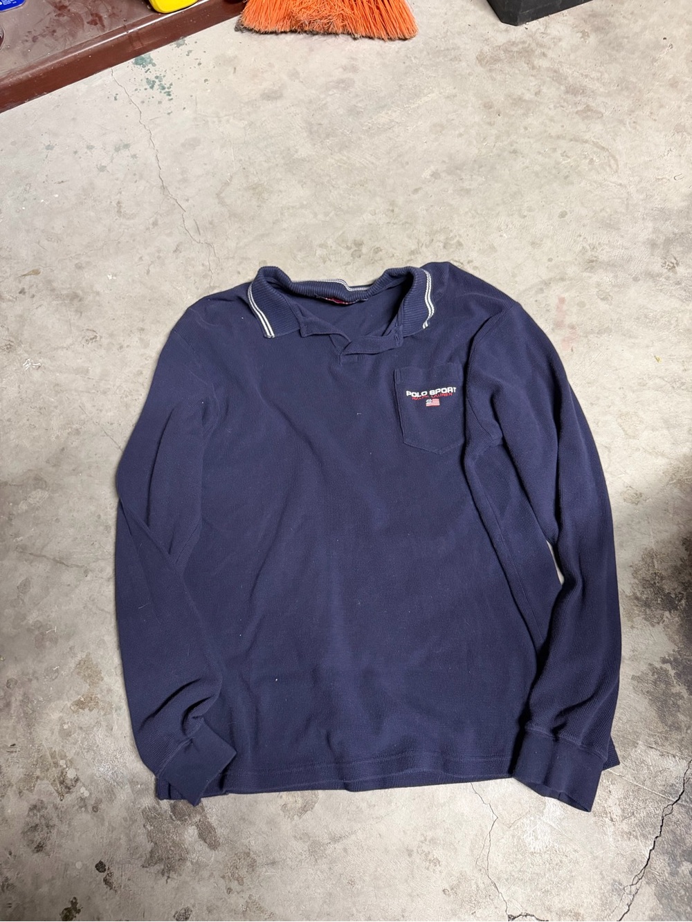 Vintage Polo by Ralph Lauren Navy Long sleeve